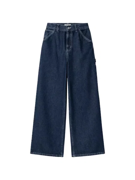 Pantaloni Carhartt Wip albastru