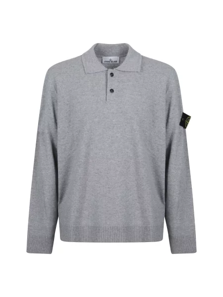Koszulka Stone Island z kamieniami szara