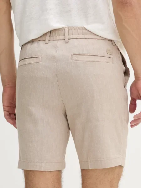 BOSS шорти з льоном