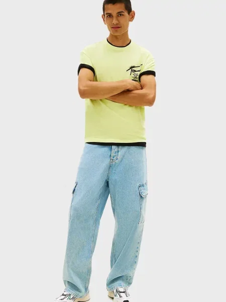 Футболка Tommy Jeans желтая