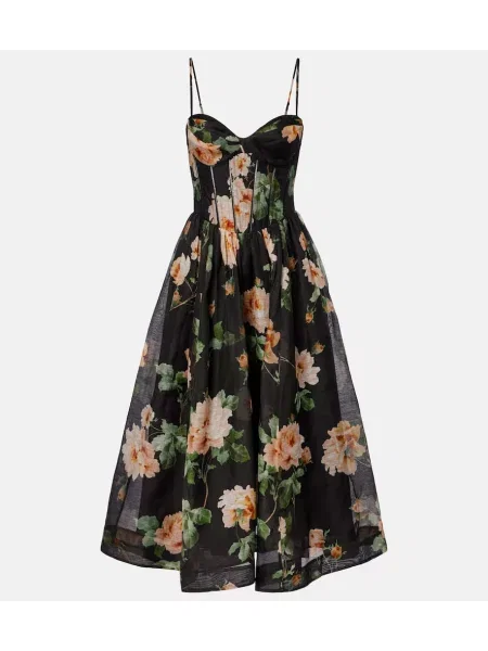 Ленена костюм рокля Zimmermann черно