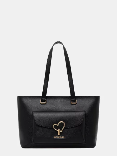 LOVE MOSCHINO Ročna torba črna