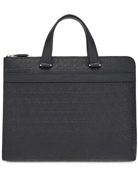 Geantă pentru laptop Ferragamo negru