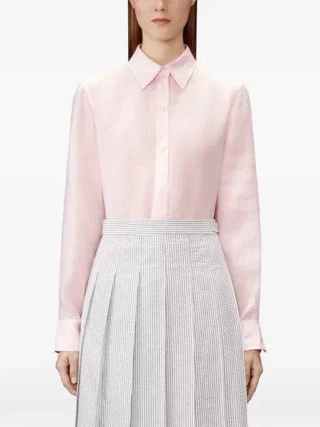 Cămașă Thom Browne de in roz