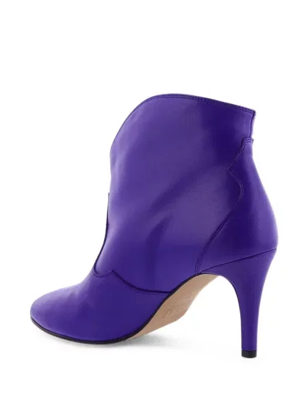 Δερμάτινα μποτάκια αστραγάλου Toral Shoes μωβ