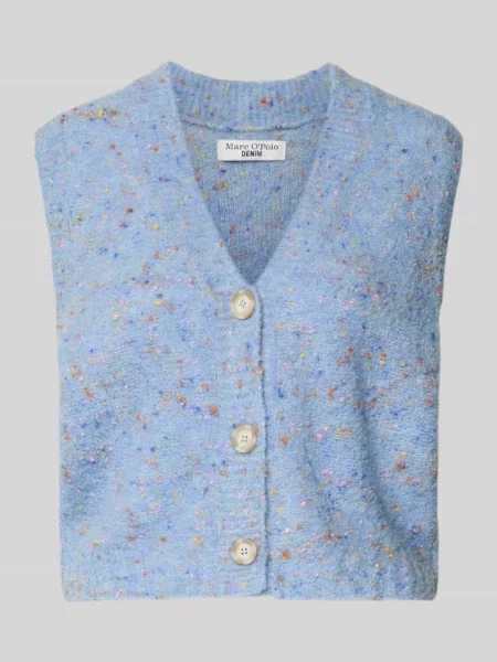 Bezrękawnik o kroju regular fit z mieszanki żywej wełny Marc O'polo Denim