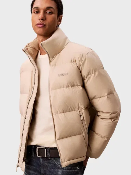 Пуховик Calvin Klein бежевий