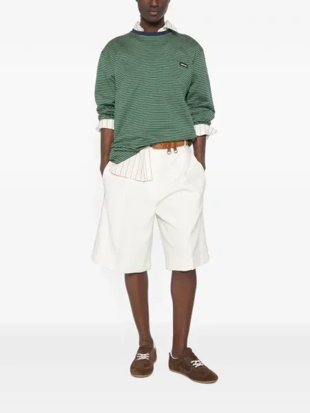 Tricou Miu Miu din jerseu verde