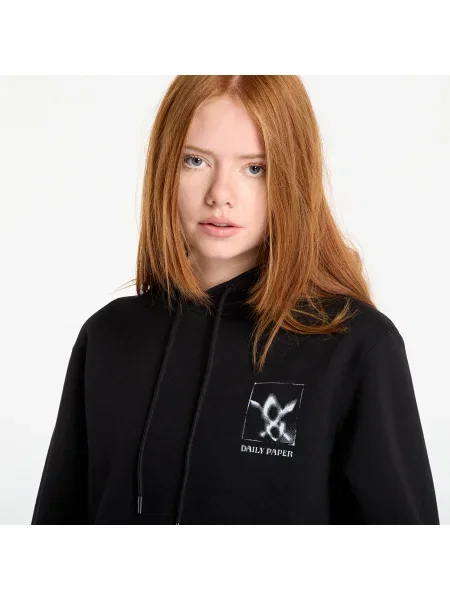 Φούτερ Daily Paper Shadow Grid Hoodie Black L μαύρο