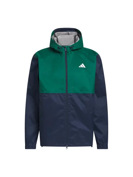ADIDAS PERFORMANCE Αθλητικό μπουφάν ναυτικό μπλε / σκούρο πράσινο λευκό