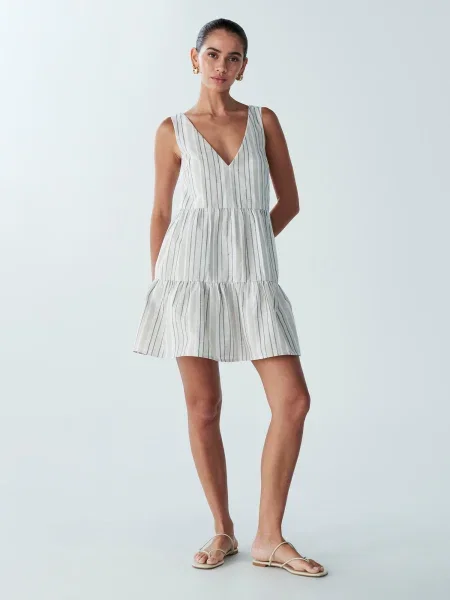 St MRLO Ruha CARLISLE világos bézs / fekete fehér