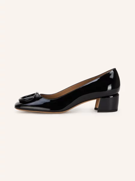 Ferragamo Lakované Lodičky Mara 40 černá