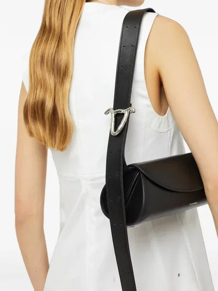 Geantă Jil Sander cu cataramă