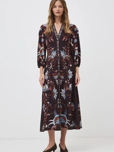Medicine rochie evazată cu vâscoză