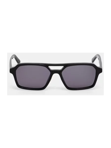 Maison Margiela okulary przeciwsłoneczne LUNETTES 7 NOIR czarne