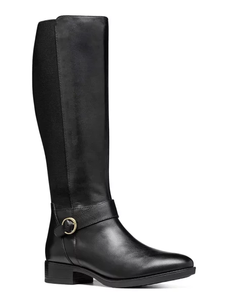 Geox Obuwie Kobieta 38 EU Stylowe wysokie buty dla kobiet czarny