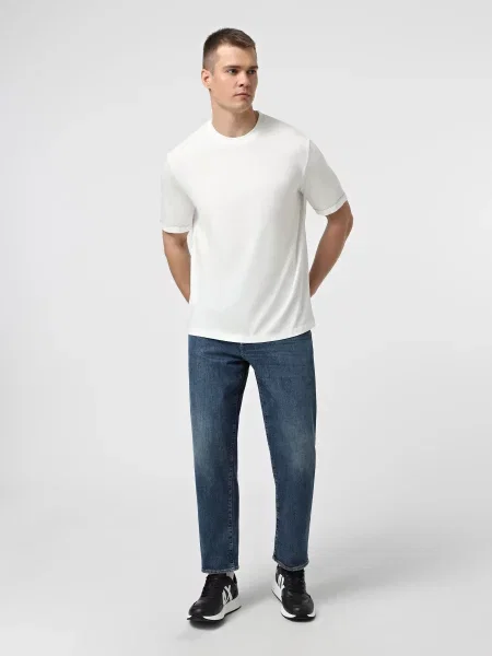 Прямые джинсы Armani Exchange синие