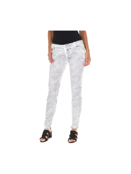 Długie spodnie Met białe