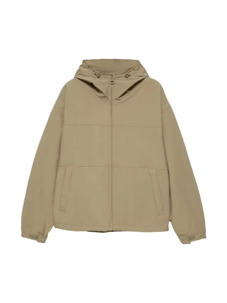 Pull&Bear Geacă de primăvară-toamnă cămilă maro