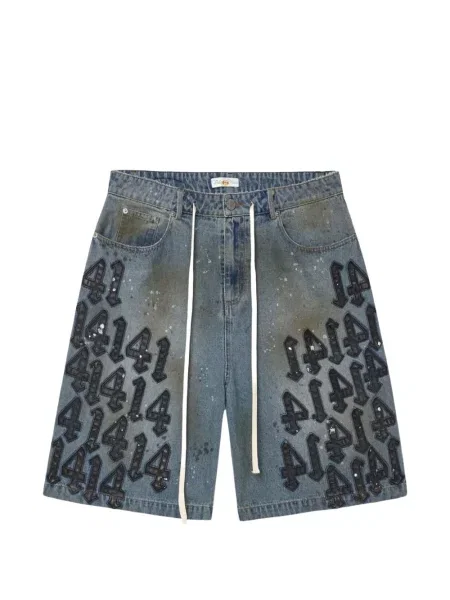 Pantaloni scurți din denim Vale albastru