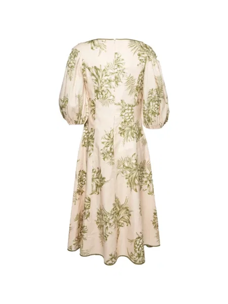 Rochie midi Zimmermann cu imagine roz