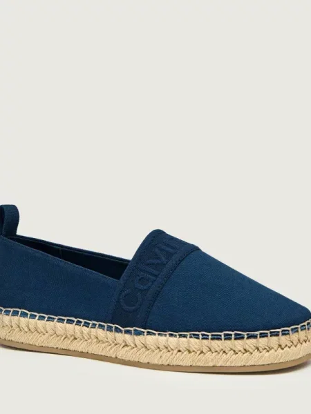 Calvin Klein Espadrilles Oblique Espadrille Webbing kék