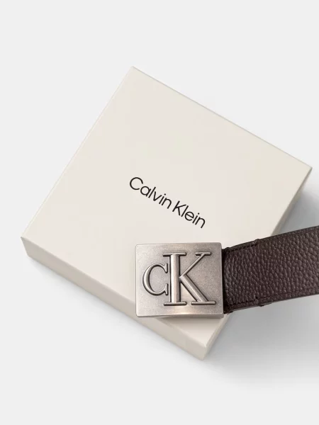 Pasek Calvin Klein brązowy