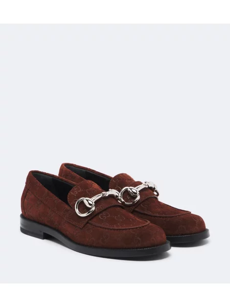 Loafersy Gucci hnedá