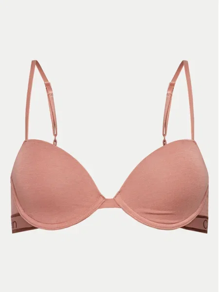 Сутиен Calvin Klein Underwear с изчистен дизайн розово