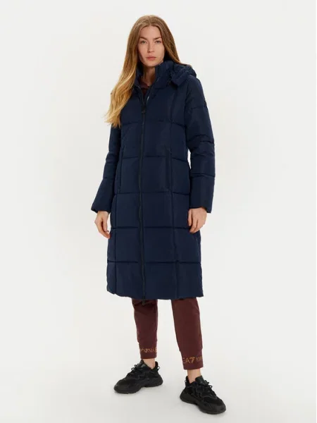 Emporio Armani Pūkinė striukė Tamsiai mėlyna