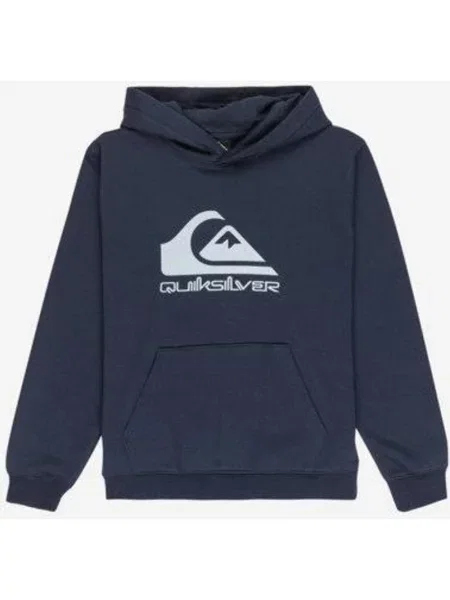Bluza z kapturem Quiksilver Comp Logo granatowy dziecięce 10 niebieska
