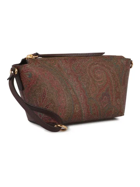 Torebka Etro z wzorem paisley brązowa