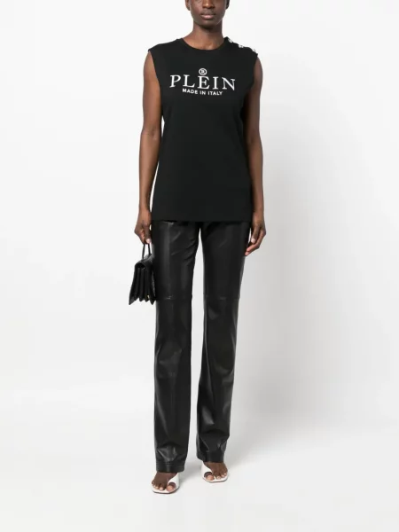 Tílko Philipp Plein s potiskem černé