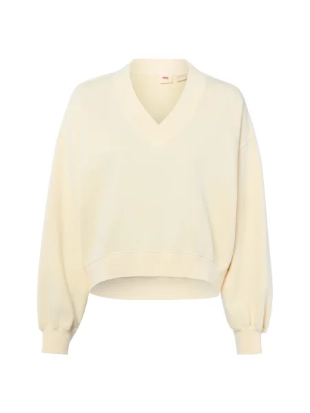 Levi's Bluza Kobiety jednolity S żółty