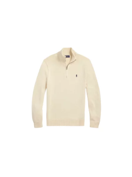 Kardigan Polo Ralph Lauren do golfa z kaszmiru beżowy