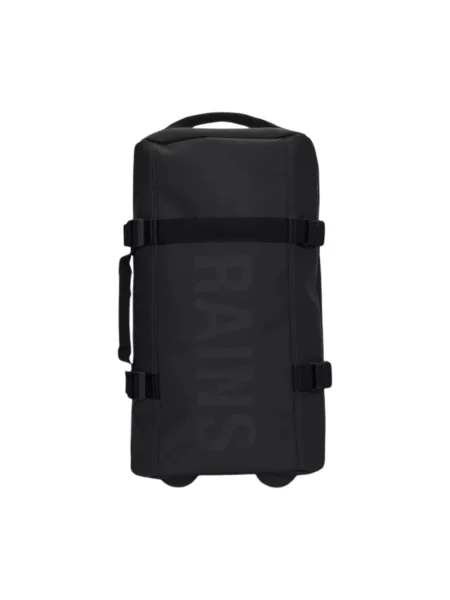 Torba Rains elegancka z nadrukiem czarna