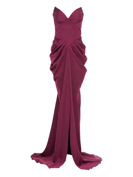 Rochie Ana Radu drapată roșu