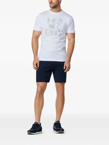 Pantaloni scurți Hackett cu imagine cu cordon albastru