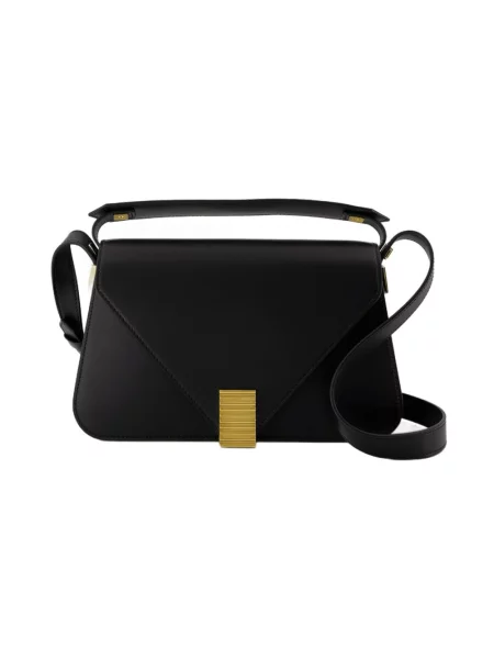 Torebka skórzana Lanvin skórzana czarna