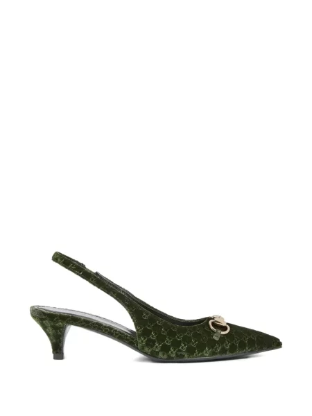 Pantofi cu toc Gucci verde