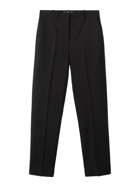 MANGO Pantaloni cu dungă BOREAL' negru