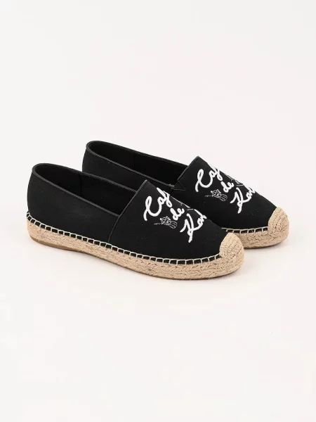 Karl Lagerfeld espadryle KAMINI DUO czarny