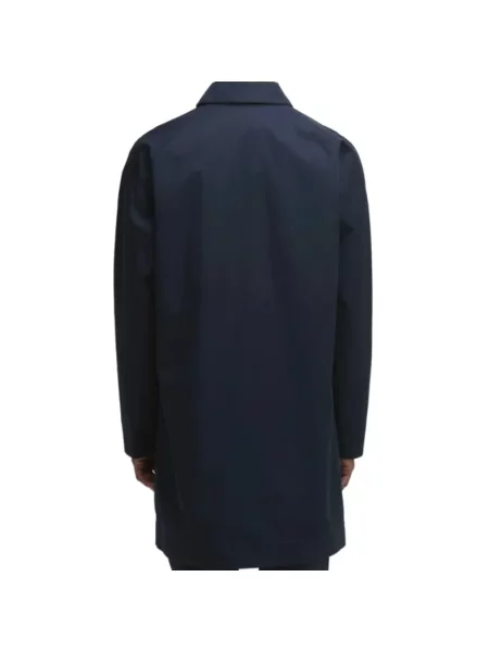 Kurtka przeciwdeszczowa o kroju regular fit z domieszką bawełny model ROKIG' Barbour niebieska
