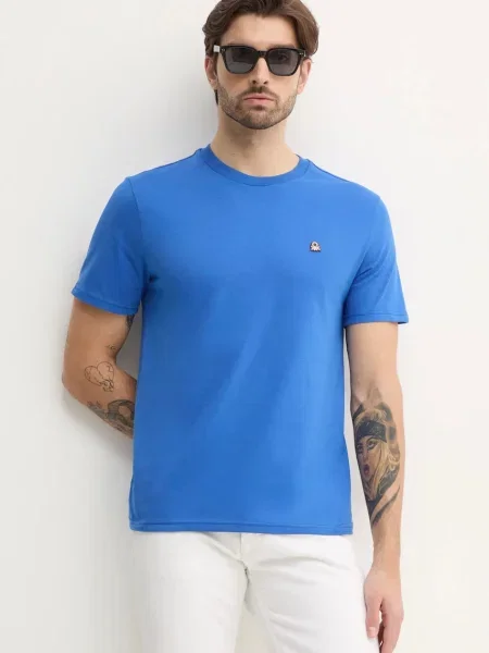 Тениска United Colors of Benetton с изчистен дизайн зелено