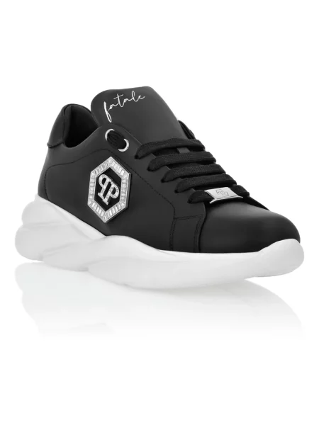 Sneakersy Philipp Plein skórzane czarne