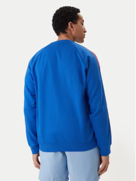 Prugasta vesta Adidas Originals sa dugačkim rukavima plava