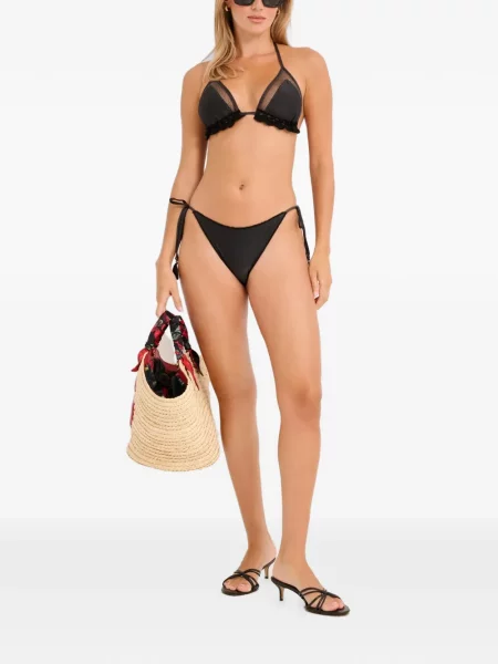 Bikini Del Maar cu legături negru