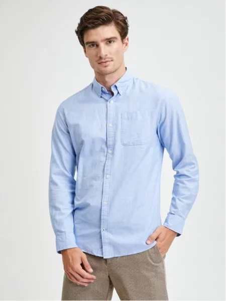 JACK & JONES Ing Oxford világoskék kék