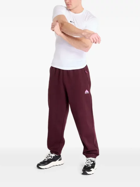 Pantaloni Nike din fleece alb