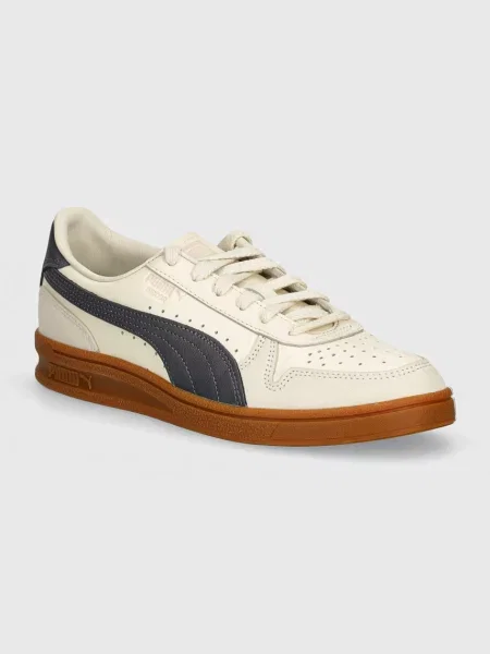 Kožne tenisice Puma Indoor OG bež